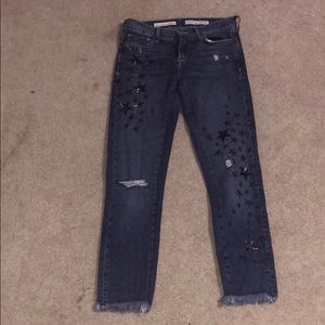 Anthropology star jeans